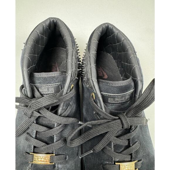 Nike Air LeBron James XIII Mens 12 Shoes Lifestyle Red Bottoms Black 806396-001 - Picture 11 of 11